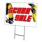 Signmission Scuba Sale Yard Sign & Stake outdoor plastic coroplast window, C-2436-DS-Scuba Sale C-2436-DS-Scuba Sale - alternate 1